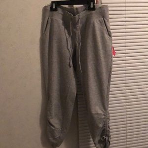 Grey sweatpants